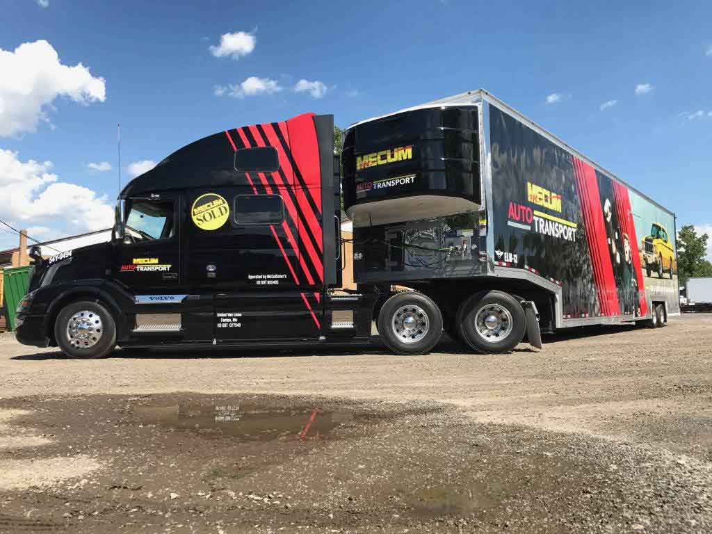 Mecum Semi Truck and Trailer Wrap
