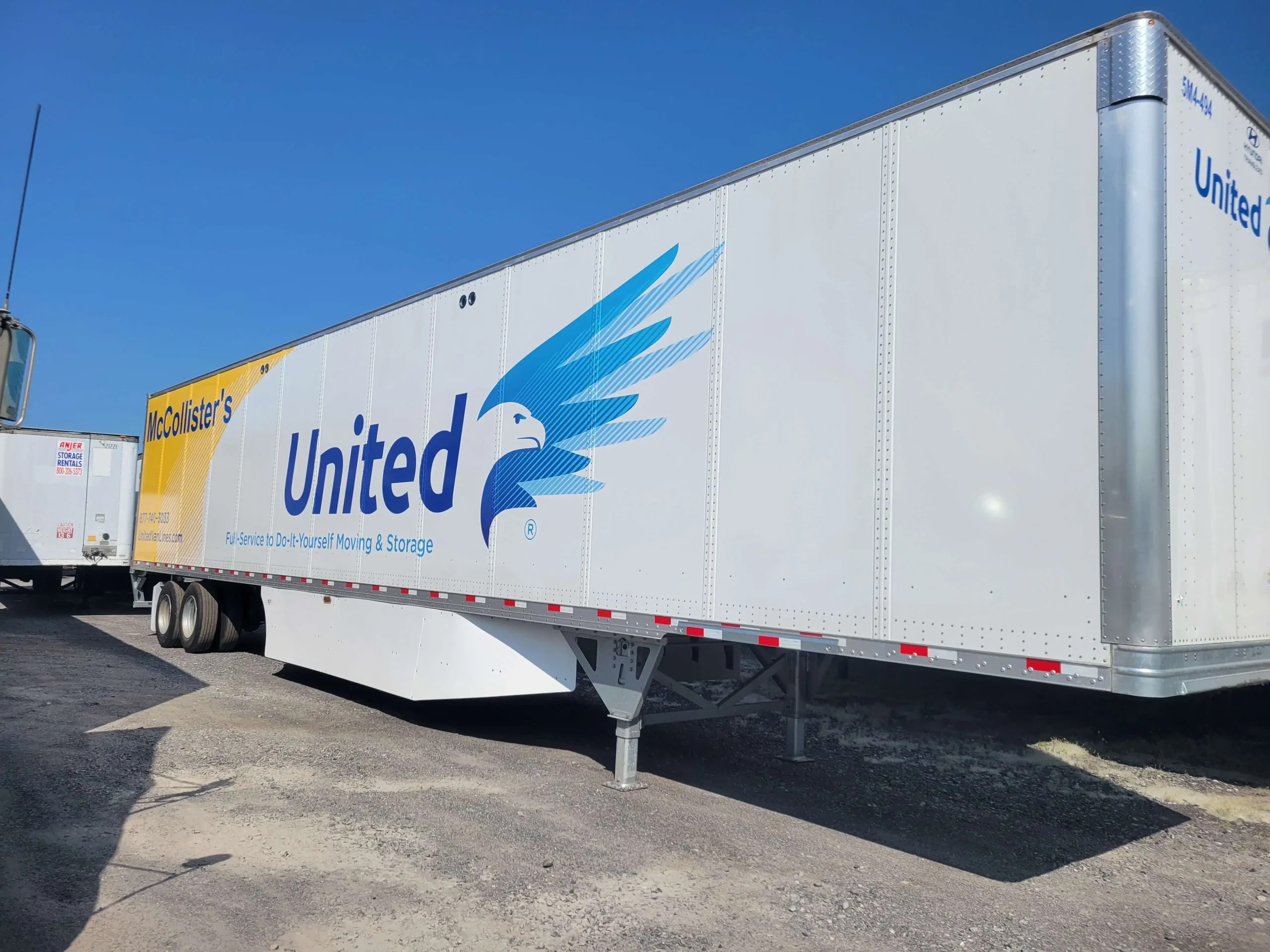 United Partial Trailer Wrap
